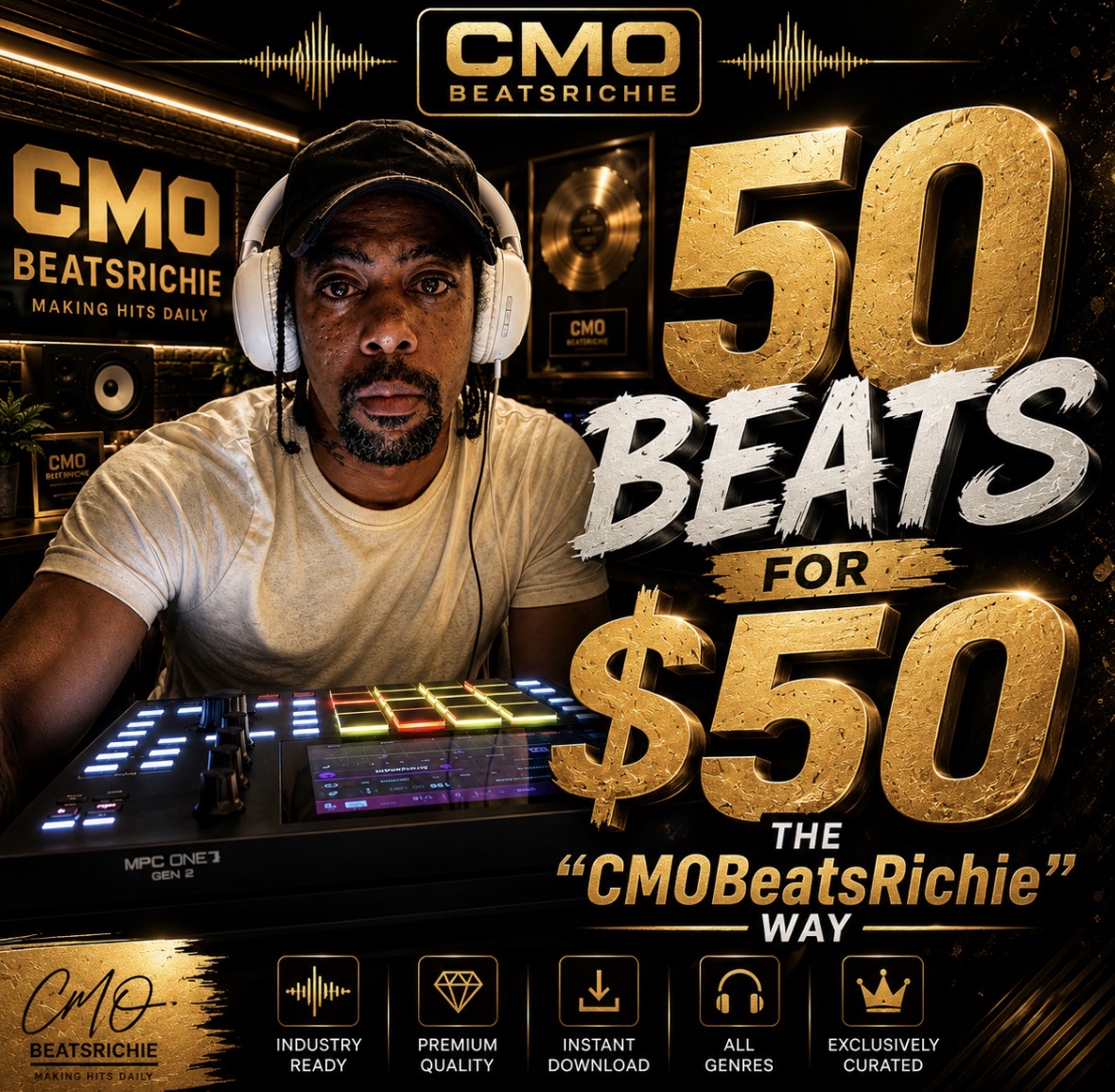 50 Beats for $50 — Insane Exclusive From CMOBeatsRichie